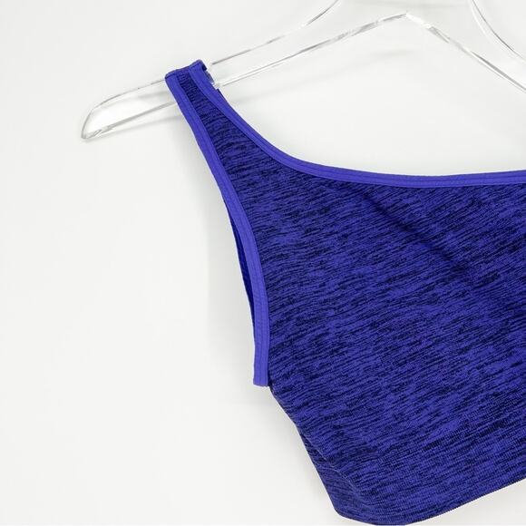 Peloton One Shoulder Seamless Sports Bra M/L Purple - Picture 4 of 6